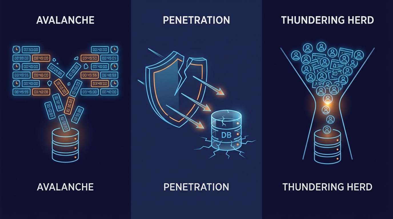 Concept Illustration of Cache Failures