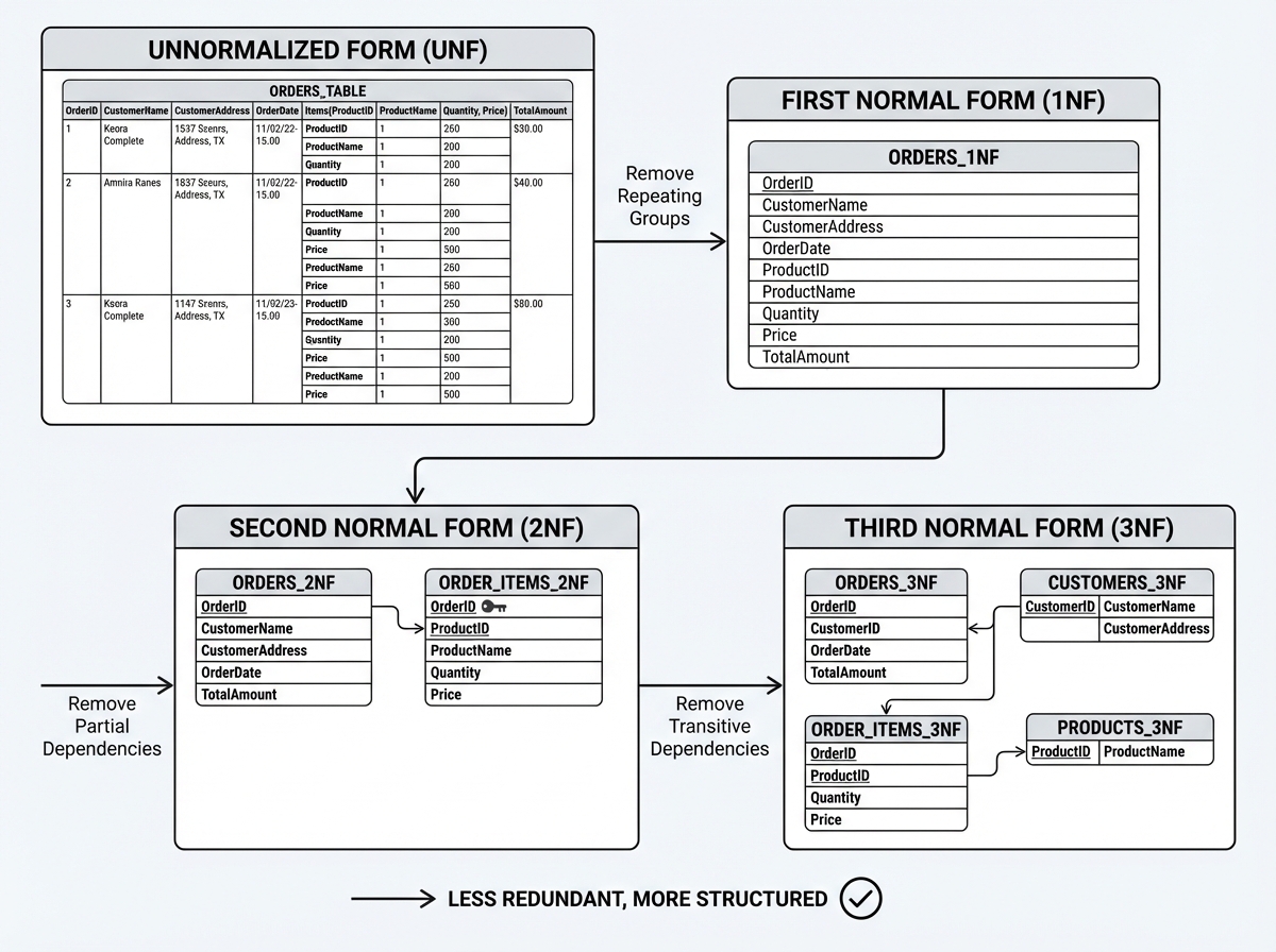 Relational Database Design Concept
